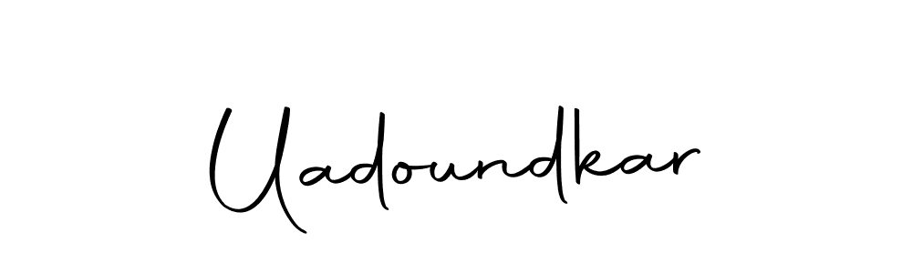 Similarly Autography-DOLnW is the best handwritten signature design. Signature creator online .You can use it as an online autograph creator for name Uadoundkar. Uadoundkar signature style 10 images and pictures png