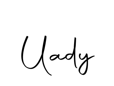Create a beautiful signature design for name Uady. With this signature (Autography-DOLnW) fonts, you can make a handwritten signature for free. Uady signature style 10 images and pictures png