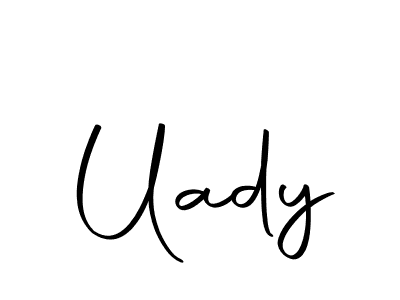 Create a beautiful signature design for name Uady. With this signature (Autography-DOLnW) fonts, you can make a handwritten signature for free. Uady signature style 10 images and pictures png