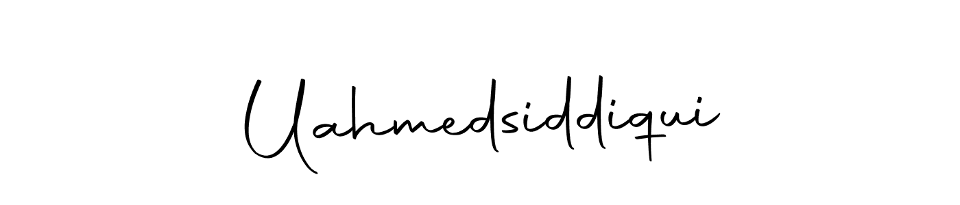 Design your own signature with our free online signature maker. With this signature software, you can create a handwritten (Autography-DOLnW) signature for name Uahmedsiddiqui. Uahmedsiddiqui signature style 10 images and pictures png