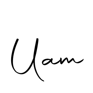 How to make Uam signature? Autography-DOLnW is a professional autograph style. Create handwritten signature for Uam name. Uam signature style 10 images and pictures png