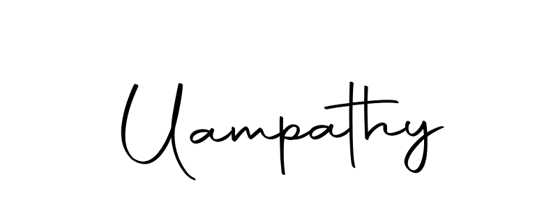 You should practise on your own different ways (Autography-DOLnW) to write your name (Uampathy) in signature. don't let someone else do it for you. Uampathy signature style 10 images and pictures png