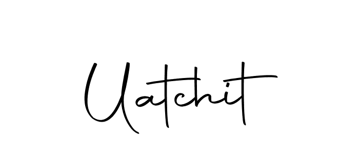 How to make Uatchit signature? Autography-DOLnW is a professional autograph style. Create handwritten signature for Uatchit name. Uatchit signature style 10 images and pictures png