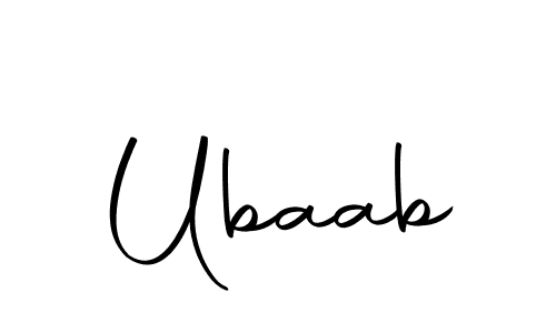 Use a signature maker to create a handwritten signature online. With this signature software, you can design (Autography-DOLnW) your own signature for name Ubaab. Ubaab signature style 10 images and pictures png