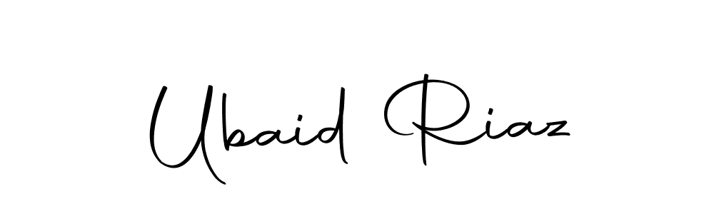 Create a beautiful signature design for name Ubaid Riaz. With this signature (Autography-DOLnW) fonts, you can make a handwritten signature for free. Ubaid Riaz signature style 10 images and pictures png