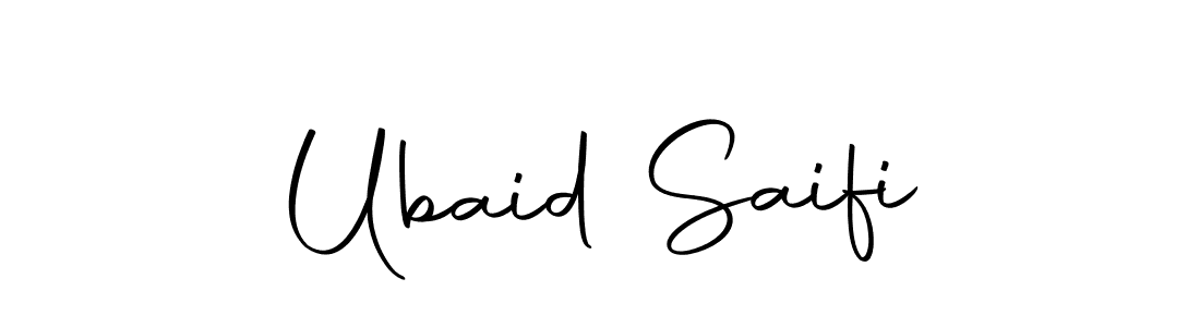 You can use this online signature creator to create a handwritten signature for the name Ubaid Saifi. This is the best online autograph maker. Ubaid Saifi signature style 10 images and pictures png