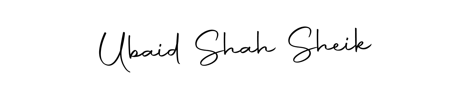 Make a short Ubaid Shah Sheik signature style. Manage your documents anywhere anytime using Autography-DOLnW. Create and add eSignatures, submit forms, share and send files easily. Ubaid Shah Sheik signature style 10 images and pictures png