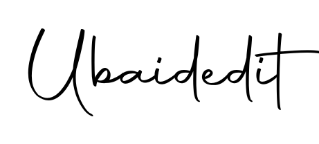 Generate high-definition signature styles for Ubaidedit. The Autography-DOLnW typeface ensures crisp legibility and sophisticated design. Ubaidedit signature style 10 images and pictures png