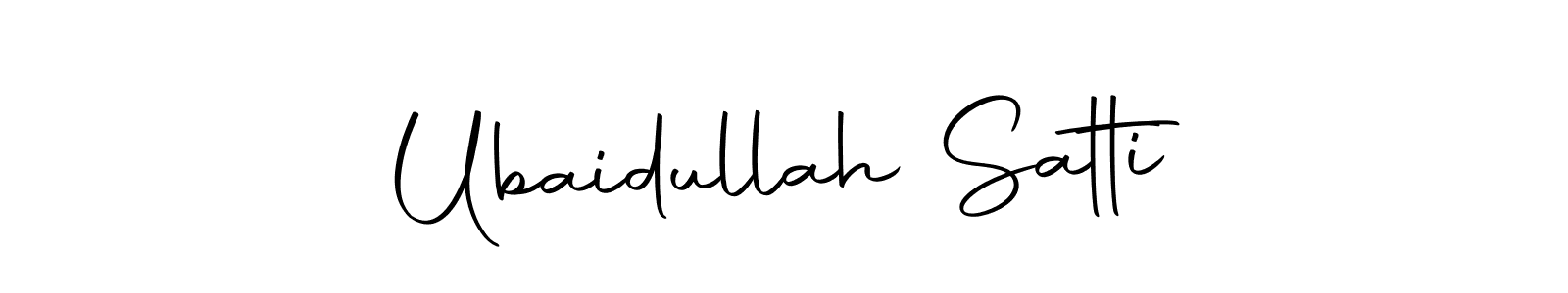 How to make Ubaidullah Satti signature? Autography-DOLnW is a professional autograph style. Create handwritten signature for Ubaidullah Satti name. Ubaidullah Satti signature style 10 images and pictures png