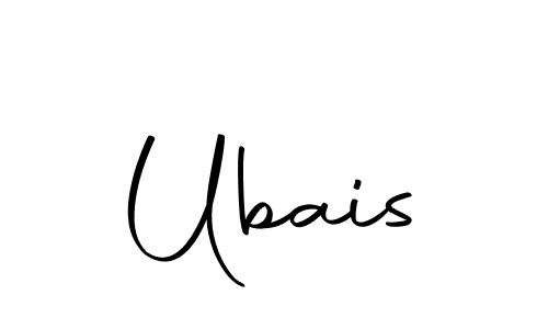 Create a beautiful signature design for name Ubais. With this signature (Autography-DOLnW) fonts, you can make a handwritten signature for free. Ubais signature style 10 images and pictures png