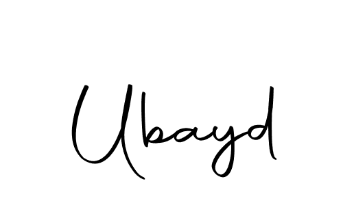 Ubayd stylish signature style. Best Handwritten Sign (Autography-DOLnW) for my name. Handwritten Signature Collection Ideas for my name Ubayd. Ubayd signature style 10 images and pictures png