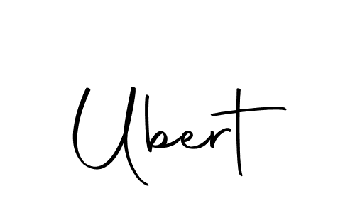 You should practise on your own different ways (Autography-DOLnW) to write your name (Ubert) in signature. don't let someone else do it for you. Ubert signature style 10 images and pictures png