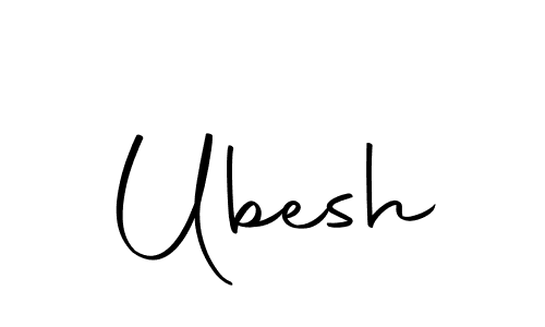 How to make Ubesh signature? Autography-DOLnW is a professional autograph style. Create handwritten signature for Ubesh name. Ubesh signature style 10 images and pictures png