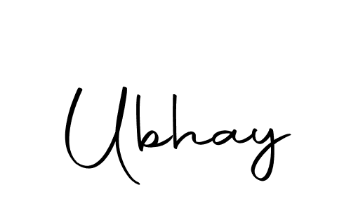 You can use this online signature creator to create a handwritten signature for the name Ubhay. This is the best online autograph maker. Ubhay signature style 10 images and pictures png