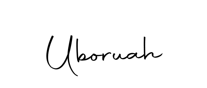 Here are the top 10 professional signature styles for the name Uboruah. These are the best autograph styles you can use for your name. Uboruah signature style 10 images and pictures png