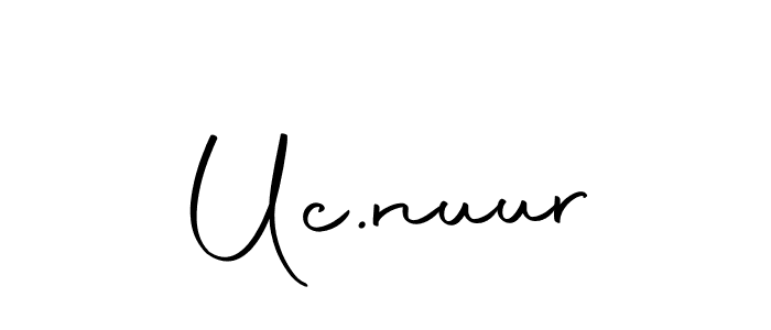 The best way (Autography-DOLnW) to make a short signature is to pick only two or three words in your name. The name Uc.nuur include a total of six letters. For converting this name. Uc.nuur signature style 10 images and pictures png