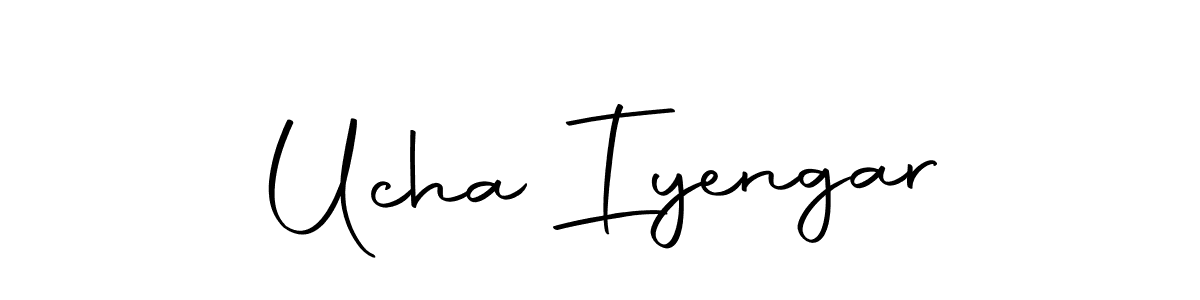 if you are searching for the best signature style for your name Ucha Iyengar. so please give up your signature search. here we have designed multiple signature styles  using Autography-DOLnW. Ucha Iyengar signature style 10 images and pictures png