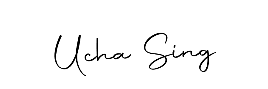 Design your own signature with our free online signature maker. With this signature software, you can create a handwritten (Autography-DOLnW) signature for name Ucha Sing. Ucha Sing signature style 10 images and pictures png