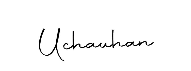 Make a beautiful signature design for name Uchauhan. With this signature (Autography-DOLnW) style, you can create a handwritten signature for free. Uchauhan signature style 10 images and pictures png