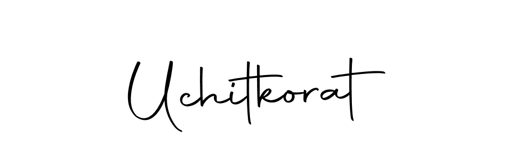 Make a beautiful signature design for name Uchitkorat. Use this online signature maker to create a handwritten signature for free. Uchitkorat signature style 10 images and pictures png