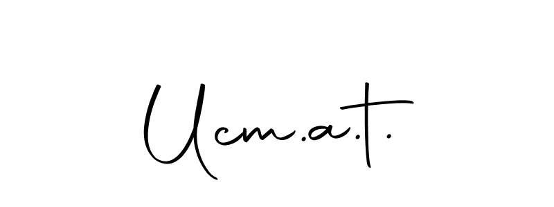 if you are searching for the best signature style for your name Ucm.a.t.. so please give up your signature search. here we have designed multiple signature styles  using Autography-DOLnW. Ucm.a.t. signature style 10 images and pictures png