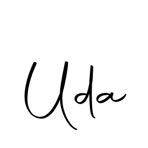 Make a beautiful signature design for name Uda. With this signature (Autography-DOLnW) style, you can create a handwritten signature for free. Uda signature style 10 images and pictures png