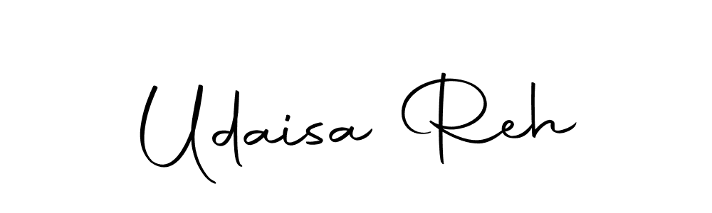 Udaisa Reh stylish signature style. Best Handwritten Sign (Autography-DOLnW) for my name. Handwritten Signature Collection Ideas for my name Udaisa Reh. Udaisa Reh signature style 10 images and pictures png