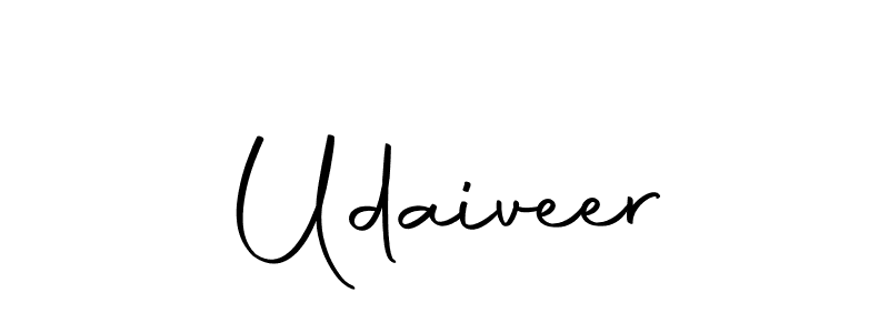 Also we have Udaiveer name is the best signature style. Create professional handwritten signature collection using Autography-DOLnW autograph style. Udaiveer signature style 10 images and pictures png