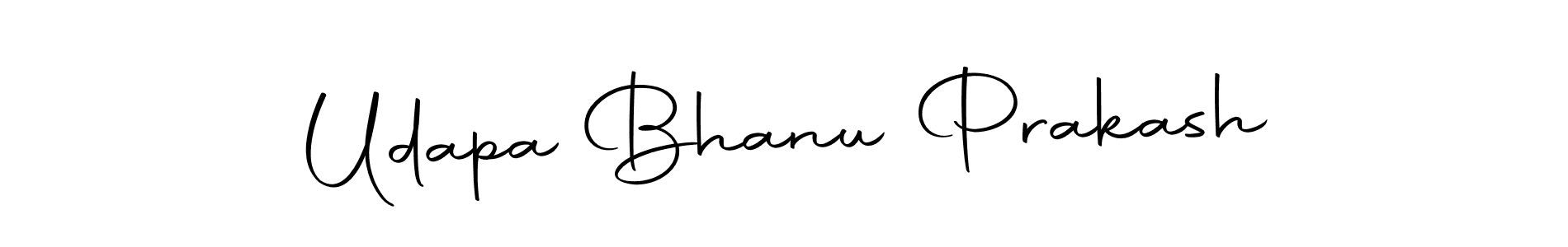 Use a signature maker to create a handwritten signature online. With this signature software, you can design (Autography-DOLnW) your own signature for name Udapa Bhanu Prakash. Udapa Bhanu Prakash signature style 10 images and pictures png
