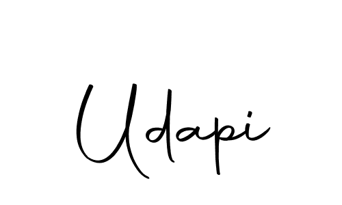 Similarly Autography-DOLnW is the best handwritten signature design. Signature creator online .You can use it as an online autograph creator for name Udapi. Udapi signature style 10 images and pictures png