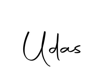 Use a signature maker to create a handwritten signature online. With this signature software, you can design (Autography-DOLnW) your own signature for name Udas. Udas signature style 10 images and pictures png