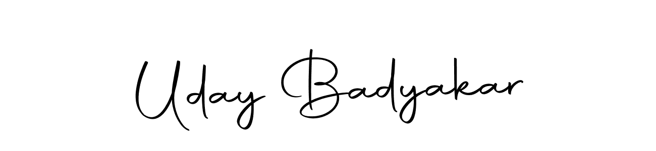 if you are searching for the best signature style for your name Uday Badyakar. so please give up your signature search. here we have designed multiple signature styles  using Autography-DOLnW. Uday Badyakar signature style 10 images and pictures png