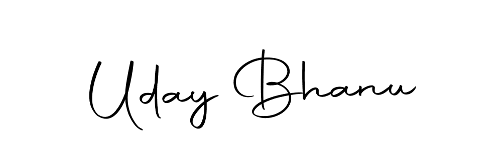 Make a short Uday Bhanu signature style. Manage your documents anywhere anytime using Autography-DOLnW. Create and add eSignatures, submit forms, share and send files easily. Uday Bhanu signature style 10 images and pictures png