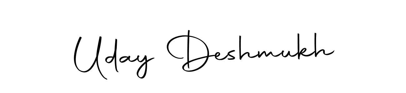Make a beautiful signature design for name Uday Deshmukh. Use this online signature maker to create a handwritten signature for free. Uday Deshmukh signature style 10 images and pictures png