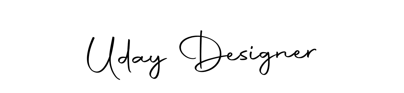 How to make Uday Designer signature? Autography-DOLnW is a professional autograph style. Create handwritten signature for Uday Designer name. Uday Designer signature style 10 images and pictures png