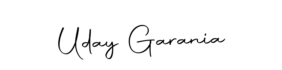 Also we have Uday Garania name is the best signature style. Create professional handwritten signature collection using Autography-DOLnW autograph style. Uday Garania signature style 10 images and pictures png