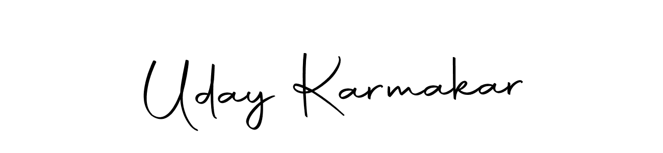 You should practise on your own different ways (Autography-DOLnW) to write your name (Uday Karmakar) in signature. don't let someone else do it for you. Uday Karmakar signature style 10 images and pictures png