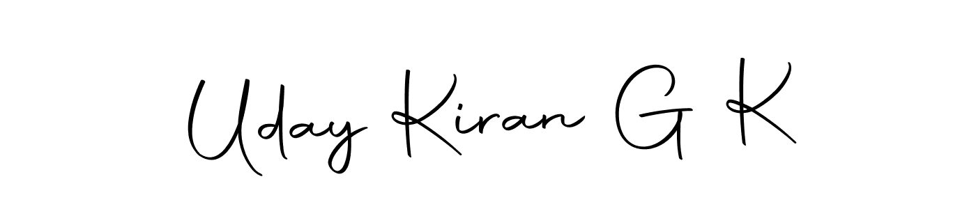 Autography-DOLnW is a professional signature style that is perfect for those who want to add a touch of class to their signature. It is also a great choice for those who want to make their signature more unique. Get Uday Kiran G K name to fancy signature for free. Uday Kiran G K signature style 10 images and pictures png