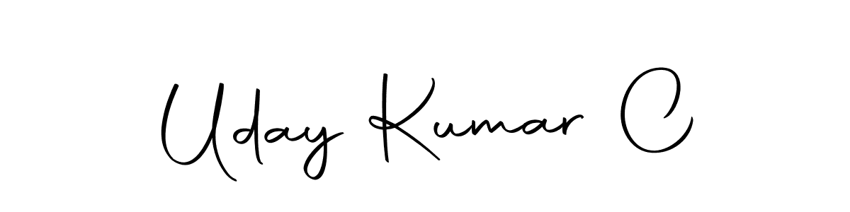 Make a beautiful signature design for name Uday Kumar C. With this signature (Autography-DOLnW) style, you can create a handwritten signature for free. Uday Kumar C signature style 10 images and pictures png
