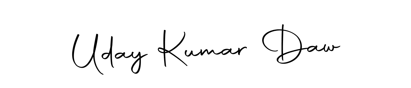 Design your own signature with our free online signature maker. With this signature software, you can create a handwritten (Autography-DOLnW) signature for name Uday Kumar Daw. Uday Kumar Daw signature style 10 images and pictures png