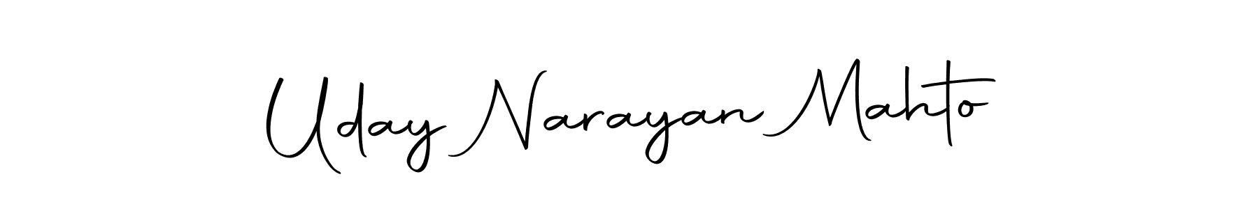 Use a signature maker to create a handwritten signature online. With this signature software, you can design (Autography-DOLnW) your own signature for name Uday Narayan Mahto. Uday Narayan Mahto signature style 10 images and pictures png