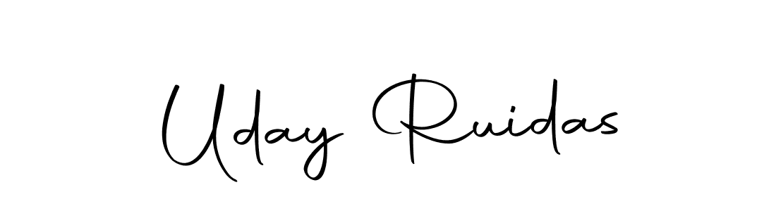 Uday Ruidas stylish signature style. Best Handwritten Sign (Autography-DOLnW) for my name. Handwritten Signature Collection Ideas for my name Uday Ruidas. Uday Ruidas signature style 10 images and pictures png