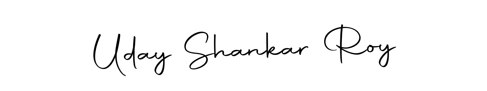 Autography-DOLnW is a professional signature style that is perfect for those who want to add a touch of class to their signature. It is also a great choice for those who want to make their signature more unique. Get Uday Shankar Roy name to fancy signature for free. Uday Shankar Roy signature style 10 images and pictures png