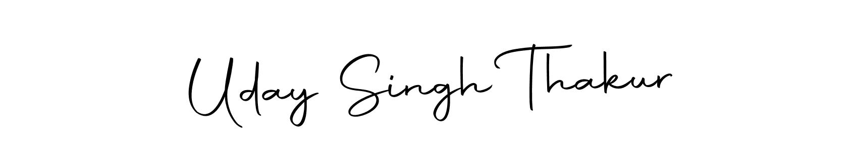 Create a beautiful signature design for name Uday Singh Thakur. With this signature (Autography-DOLnW) fonts, you can make a handwritten signature for free. Uday Singh Thakur signature style 10 images and pictures png