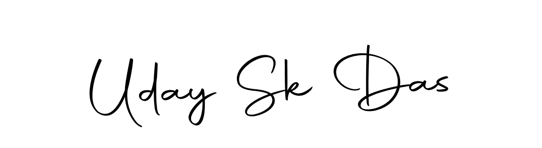 How to make Uday Sk Das name signature. Use Autography-DOLnW style for creating short signs online. This is the latest handwritten sign. Uday Sk Das signature style 10 images and pictures png