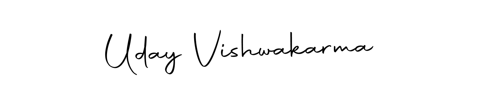 Also we have Uday Vishwakarma name is the best signature style. Create professional handwritten signature collection using Autography-DOLnW autograph style. Uday Vishwakarma signature style 10 images and pictures png