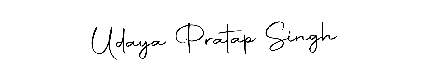 Design your own signature with our free online signature maker. With this signature software, you can create a handwritten (Autography-DOLnW) signature for name Udaya Pratap Singh. Udaya Pratap Singh signature style 10 images and pictures png