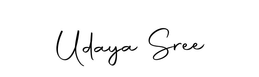 Similarly Autography-DOLnW is the best handwritten signature design. Signature creator online .You can use it as an online autograph creator for name Udaya Sree. Udaya Sree signature style 10 images and pictures png