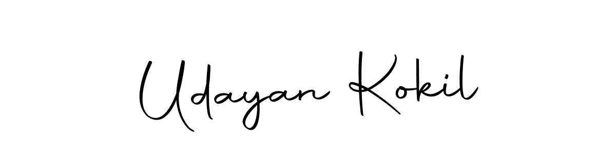 Also You can easily find your signature by using the search form. We will create Udayan Kokil name handwritten signature images for you free of cost using Autography-DOLnW sign style. Udayan Kokil signature style 10 images and pictures png