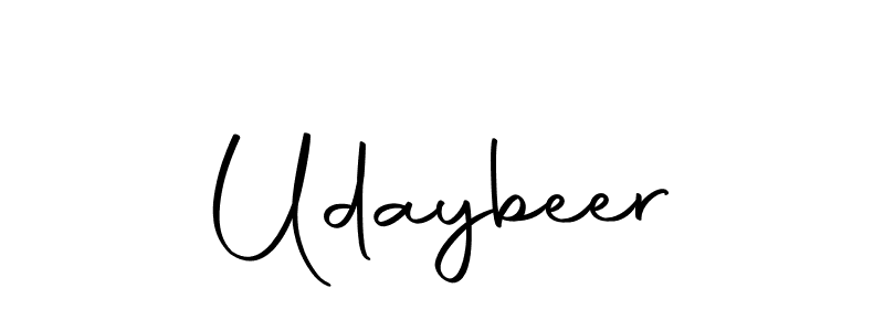 Udaybeer stylish signature style. Best Handwritten Sign (Autography-DOLnW) for my name. Handwritten Signature Collection Ideas for my name Udaybeer. Udaybeer signature style 10 images and pictures png